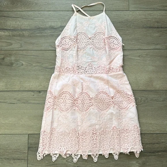Altar'd State | Dresses | Altard State High Neck Backless Embroidered Dress  In Sz Medium | Poshmark